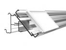 ESL profile for Cefla shelves with soft hinge